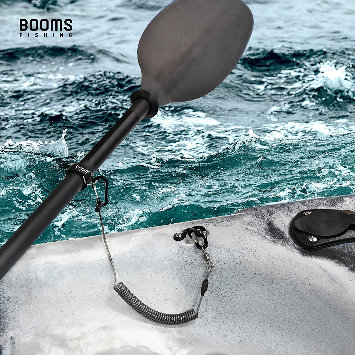 Booms pesca t02rb1 vara de pes - Fishing Kayak Paddle avaliação e preço