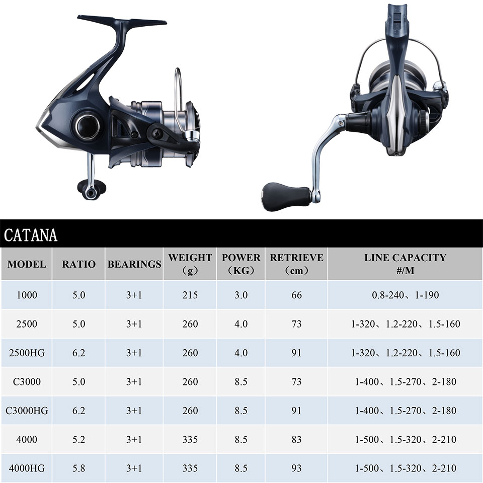 Shimano CATANA Pesca Spinning  - Shimano Reel Stradic avaliação e preço